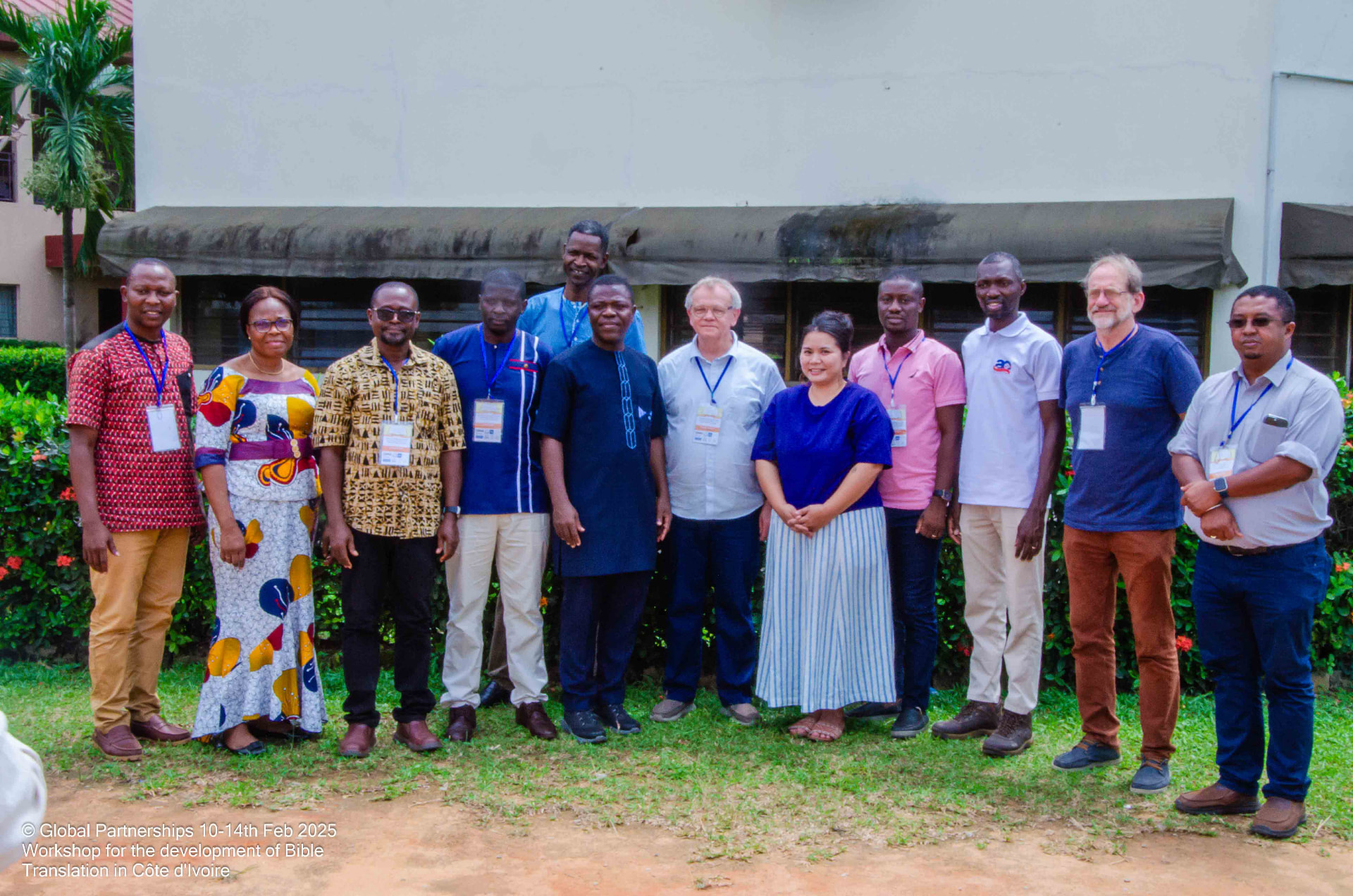 Délégation des partenaires et experts réunis à l'Université de l'Alliance Chrétienne d'Abidjan